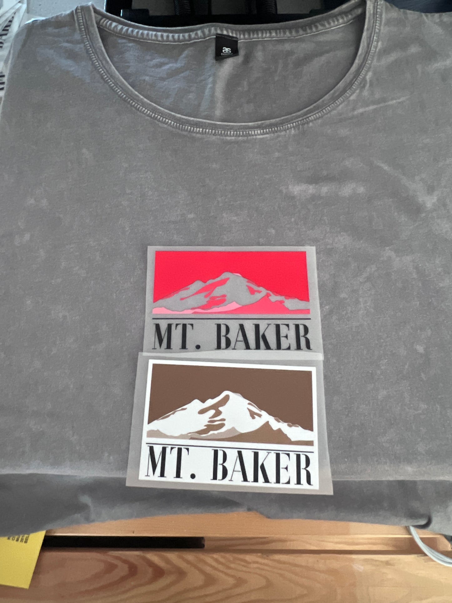 Faded Mt. Baker Fresh Air Tank