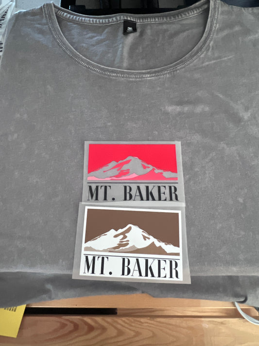 Faded Mt. Baker Fresh Air Tank
